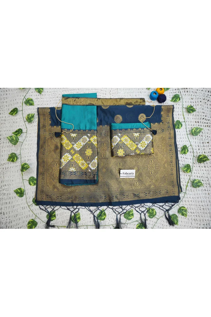 South Indian Festival Traditional Half Saree (Crax Pattu)