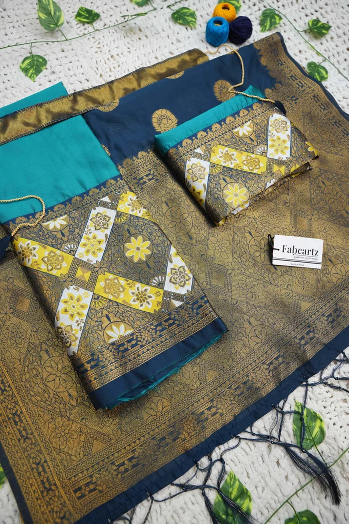 South Indian Festival Traditional Half Saree (Crax Pattu)