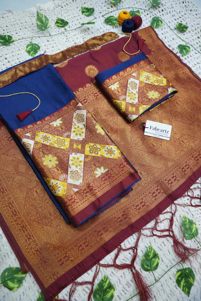 South Indian Festival Traditional Half Saree (Crax Pattu)