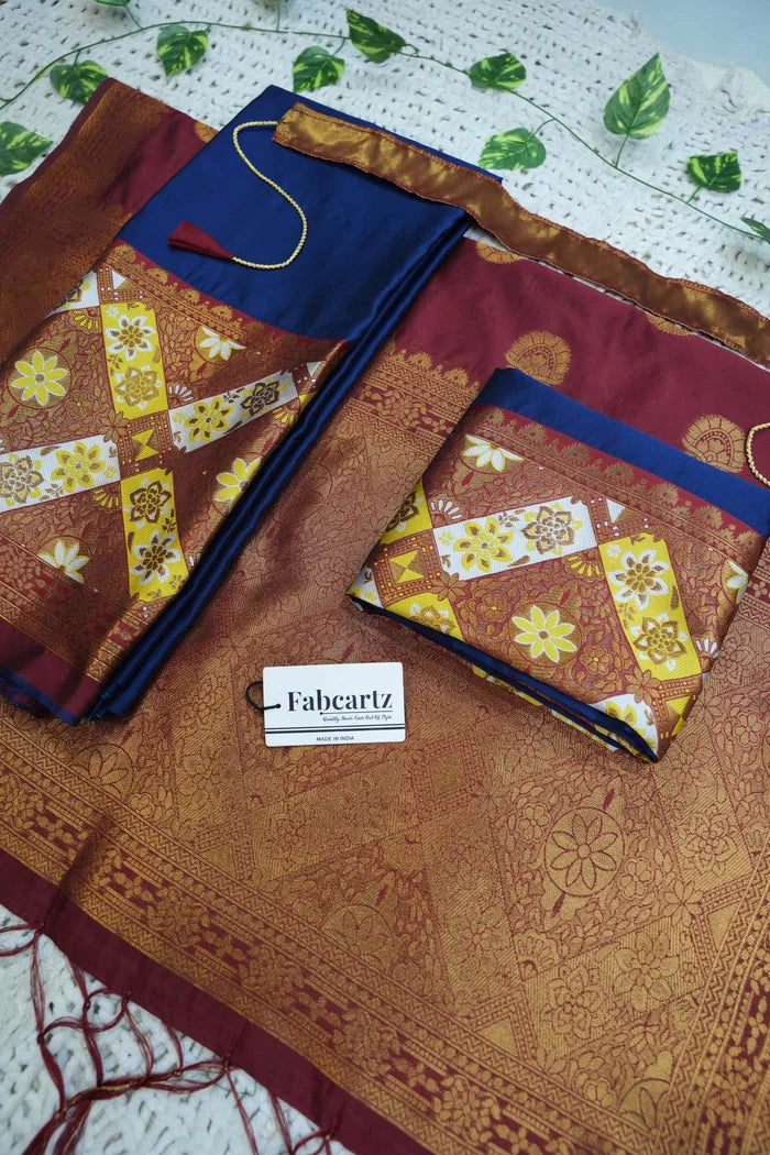 South Indian Festival Traditional Half Saree (Crax Pattu)