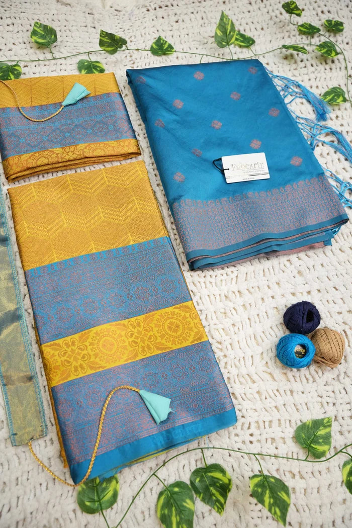 South Indian Festival Traditional Half Saree (UniversalWork)