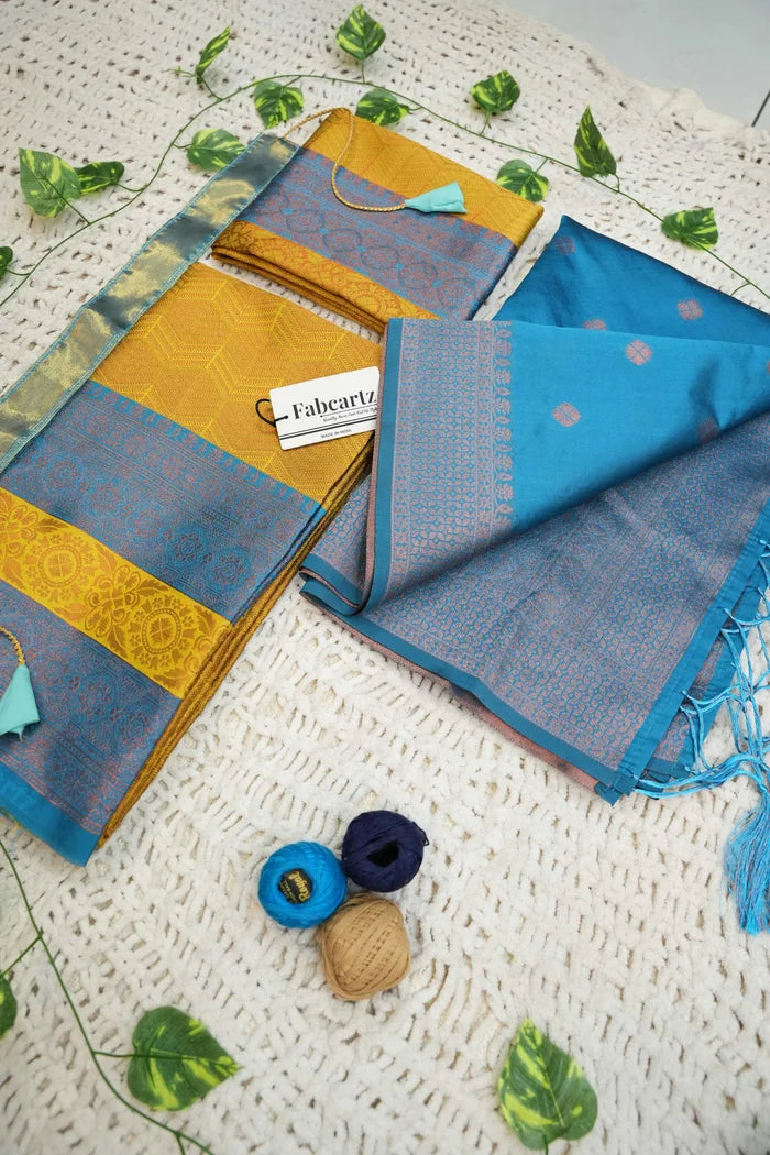 South Indian Festival Traditional Half Saree (UniversalWork)