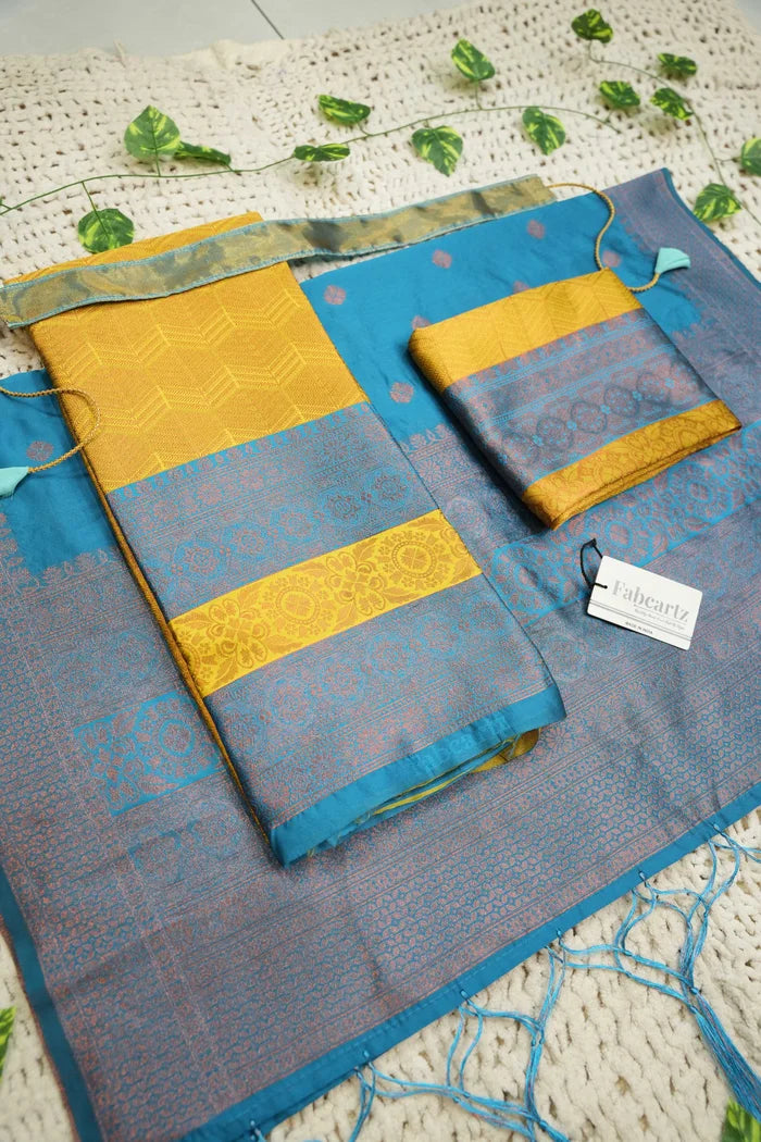 South Indian Festival Traditional Half Saree (UniversalWork)