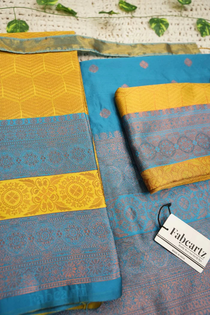 South Indian Festival Traditional Half Saree (UniversalWork)