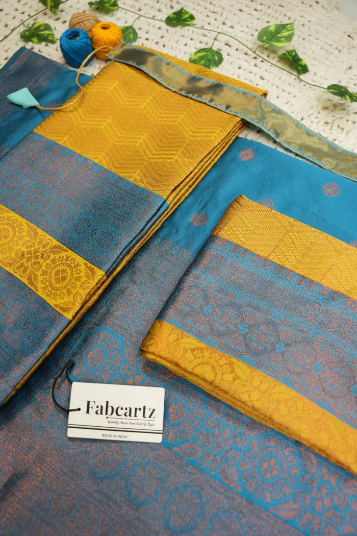 South Indian Festival Traditional Half Saree (UniversalWork)