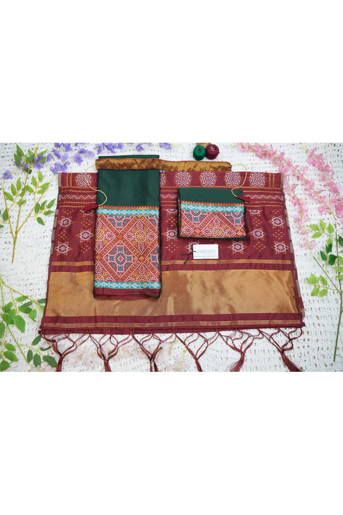 దక్షిణ భారత పండుగ సాంప్రదాయ హాఫ్ చీర (ఛవి)