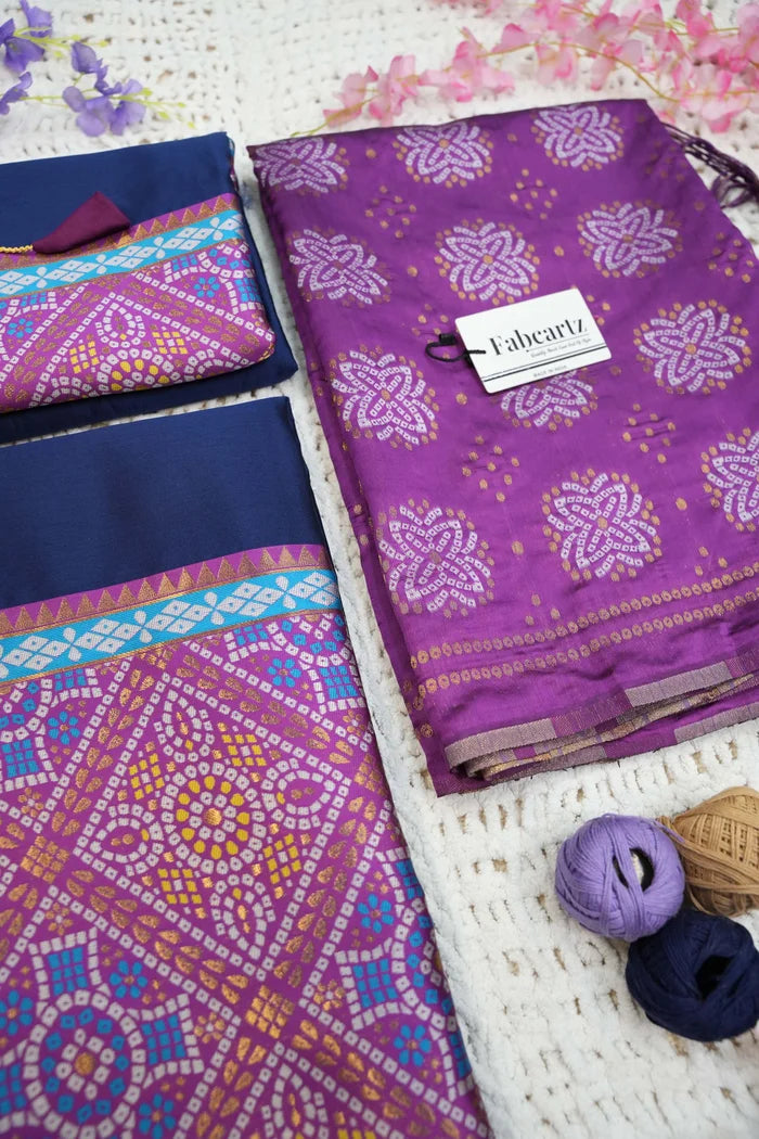 దక్షిణ భారత పండుగ సాంప్రదాయ హాఫ్ చీర (ఛవి)