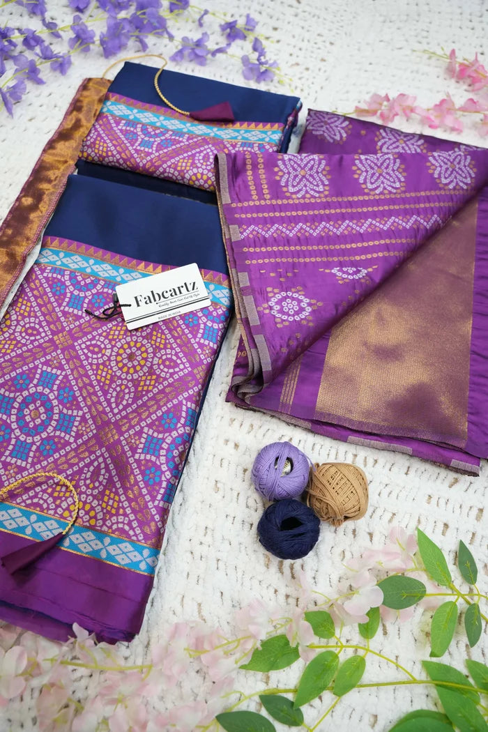 దక్షిణ భారత పండుగ సాంప్రదాయ హాఫ్ చీర (ఛవి)