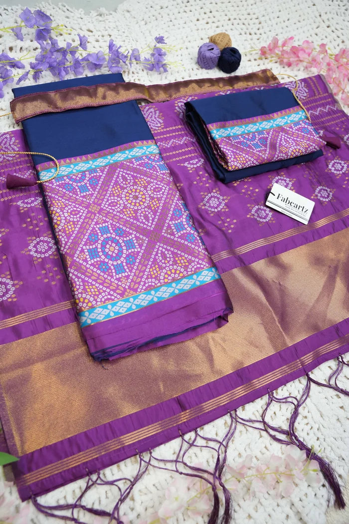 దక్షిణ భారత పండుగ సాంప్రదాయ హాఫ్ చీర (ఛవి)