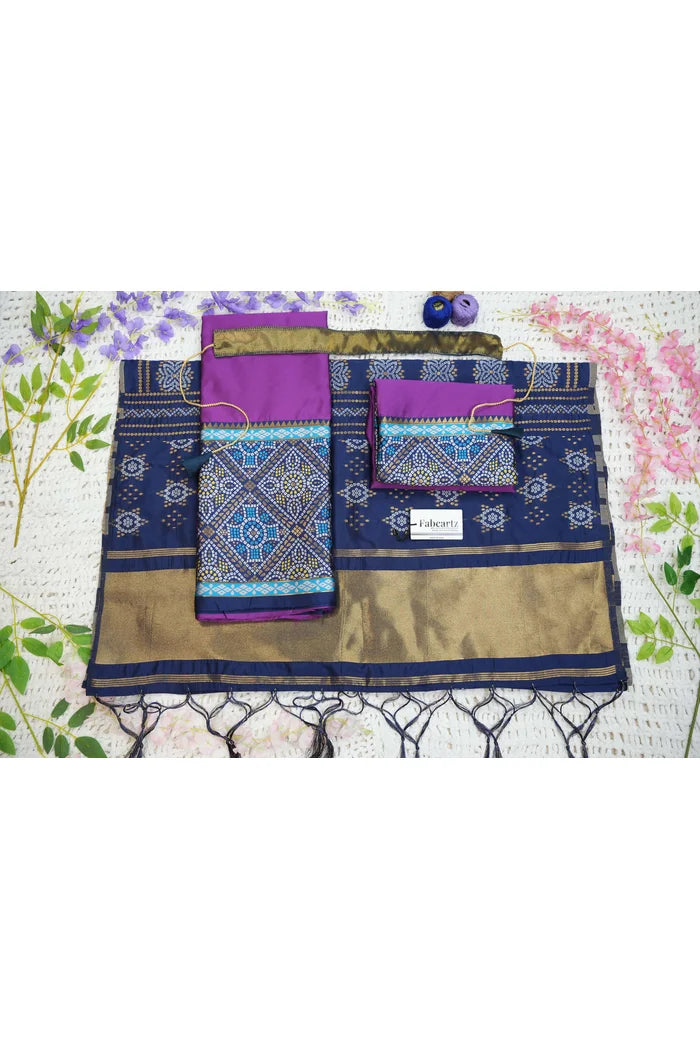 దక్షిణ భారత పండుగ సాంప్రదాయ హాఫ్ చీర (ఛవి)