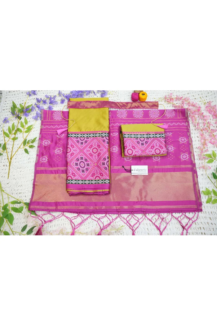 దక్షిణ భారత పండుగ సాంప్రదాయ హాఫ్ చీర (ఛవి)