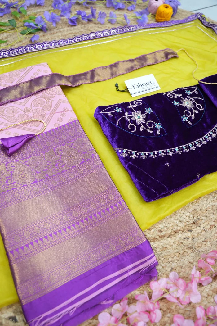 South Indian Festival Traditional Half Saree (Maheshmati)