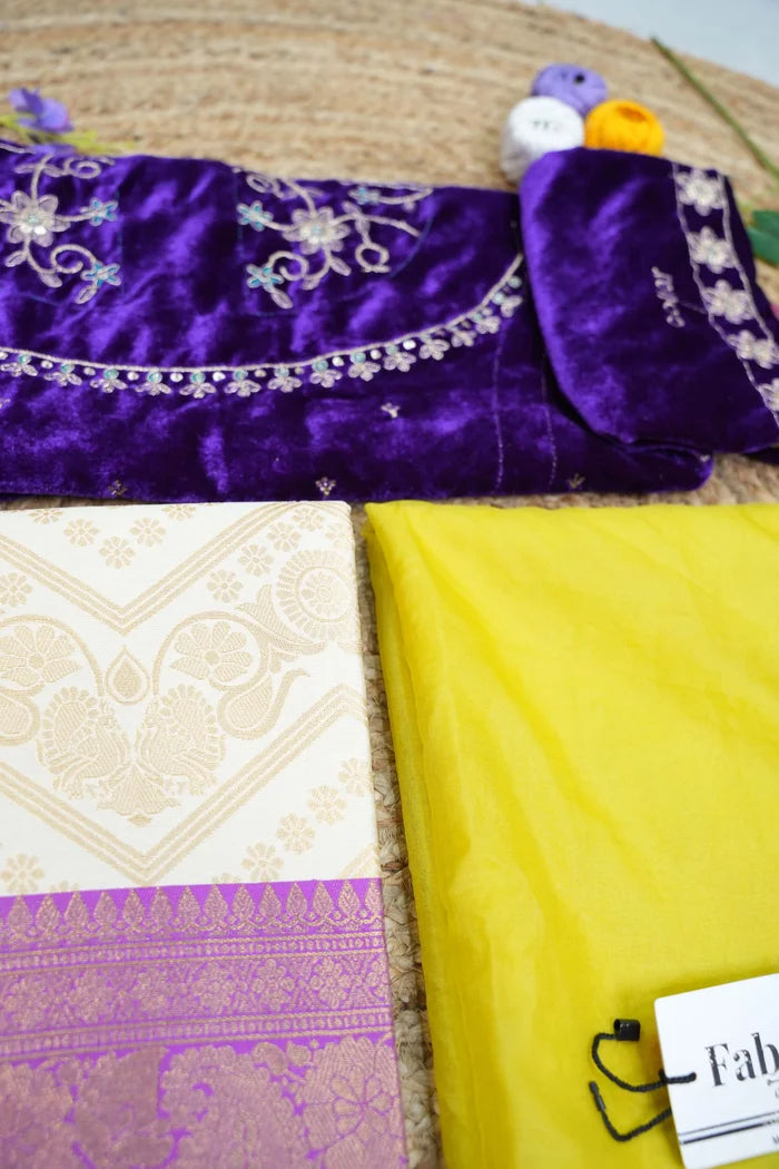 South Indian Festival Traditional Half Saree (Maheshmati)