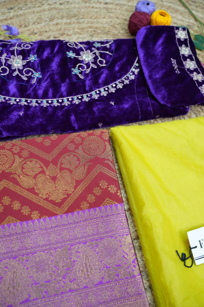 South Indian Festival Traditional Half Saree (Maheshmati)