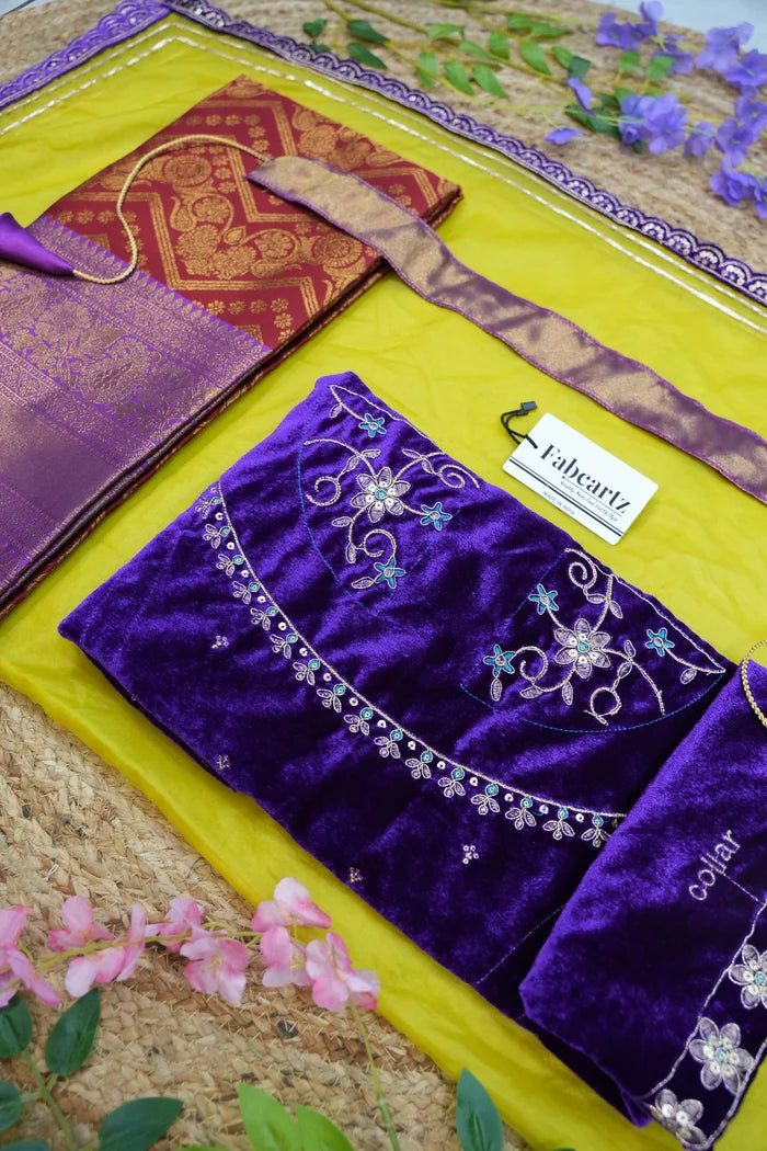 South Indian Festival Traditional Half Saree (Maheshmati)
