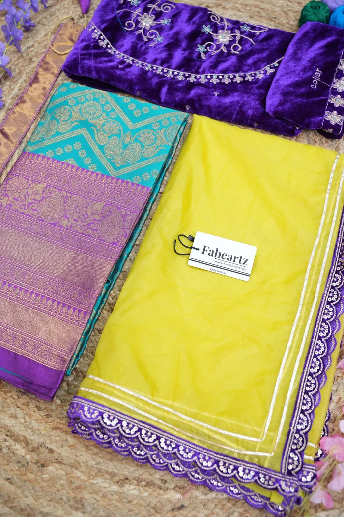 South Indian Festival Traditional Half Saree (Maheshmati)