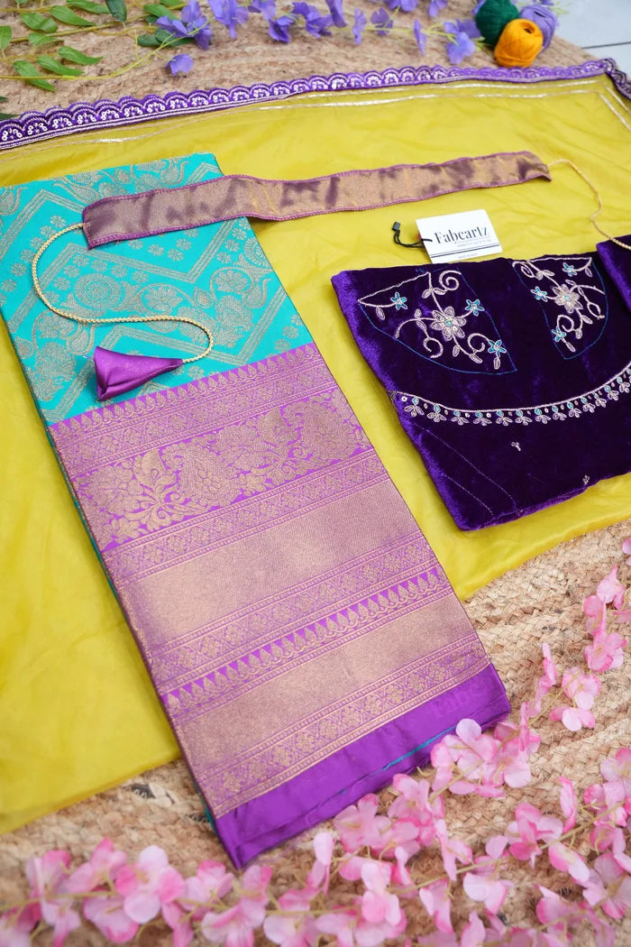 South Indian Festival Traditional Half Saree (Maheshmati)