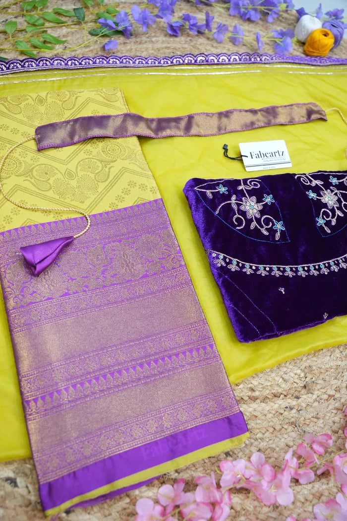 South Indian Festival Traditional Half Saree (Maheshmati)