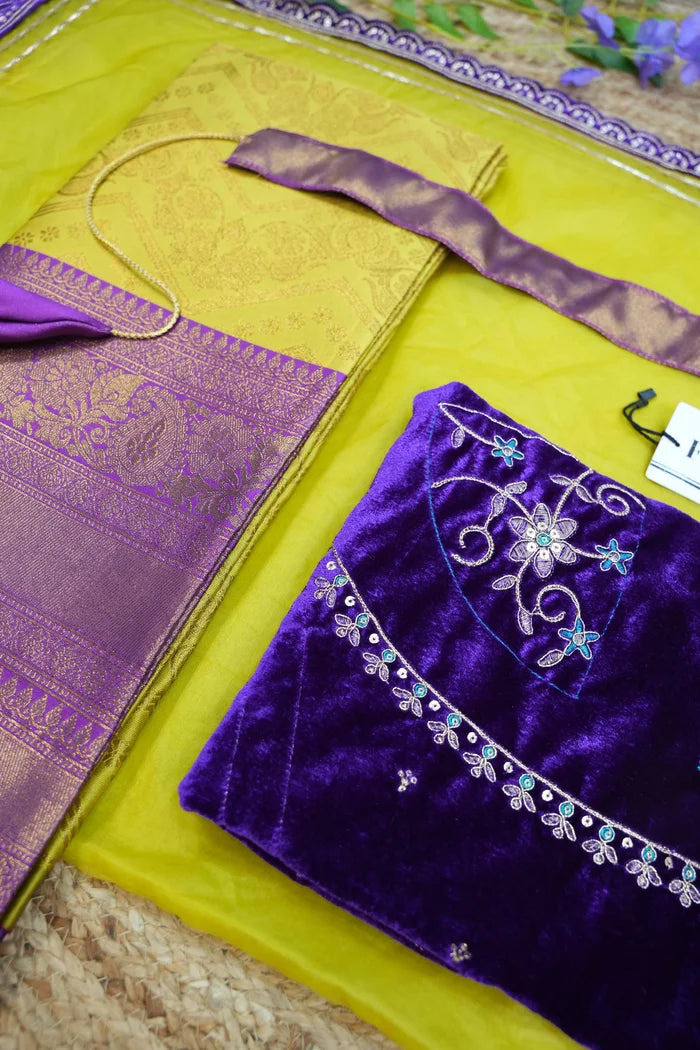 South Indian Festival Traditional Half Saree (Maheshmati)