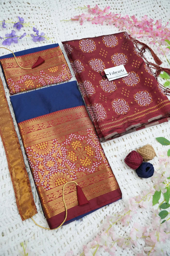 South Indian Festival Traditional Half Saree (PushpaBandhini)