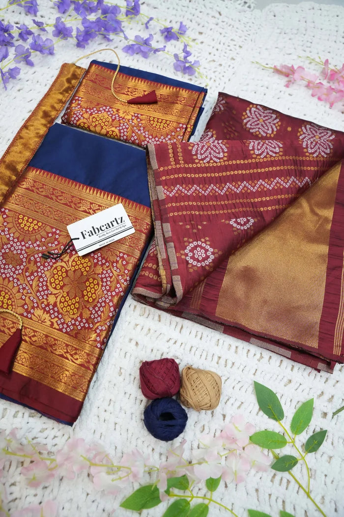 South Indian Festival Traditional Half Saree (PushpaBandhini)