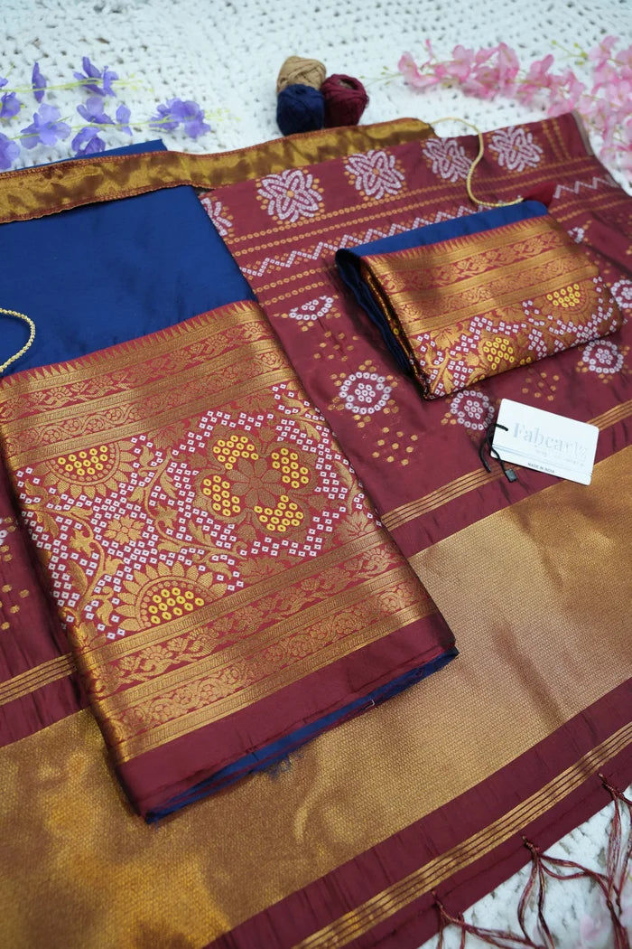 South Indian Festival Traditional Half Saree (PushpaBandhini)