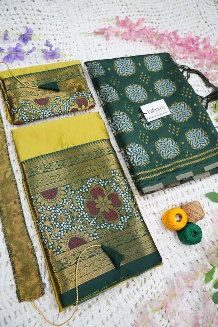 South Indian Festival Traditional Half Saree (PushpaBandhini)