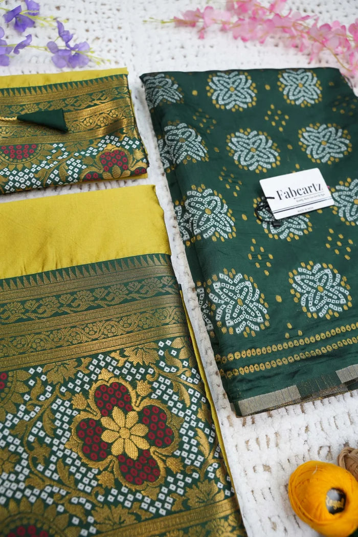 South Indian Festival Traditional Half Saree (PushpaBandhini)