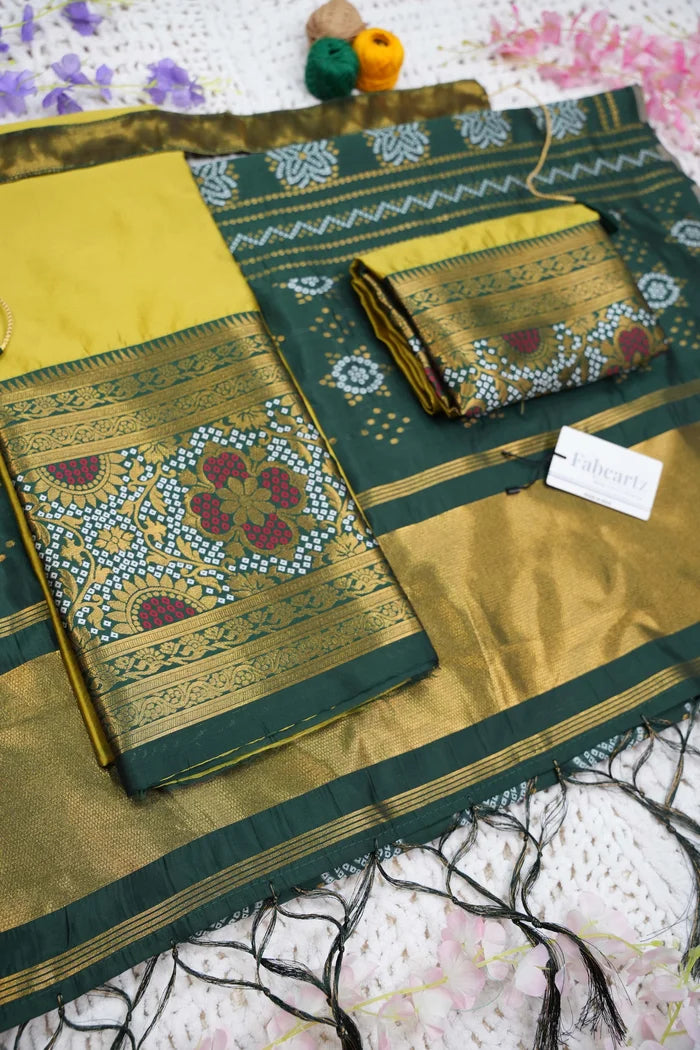 South Indian Festival Traditional Half Saree (PushpaBandhini)
