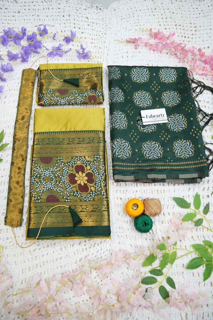 South Indian Festival Traditional Half Saree (PushpaBandhini)