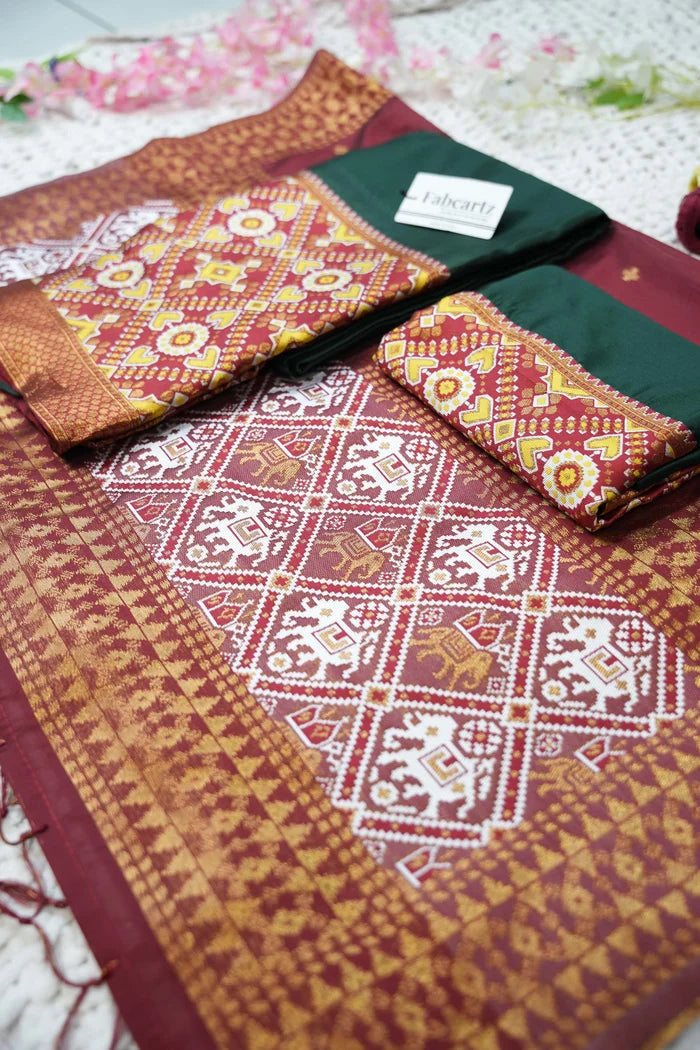 South Indian Festival Traditional Half Saree (ArrowPattu)