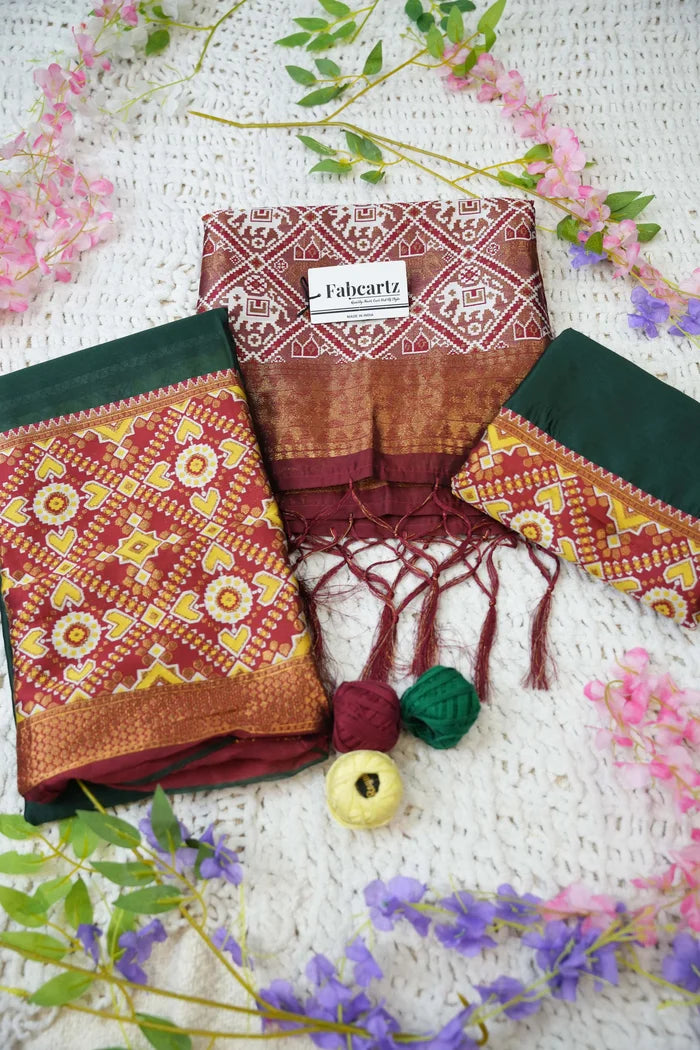 South Indian Festival Traditional Half Saree (ArrowPattu)