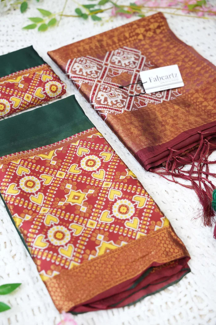 South Indian Festival Traditional Half Saree (ArrowPattu)