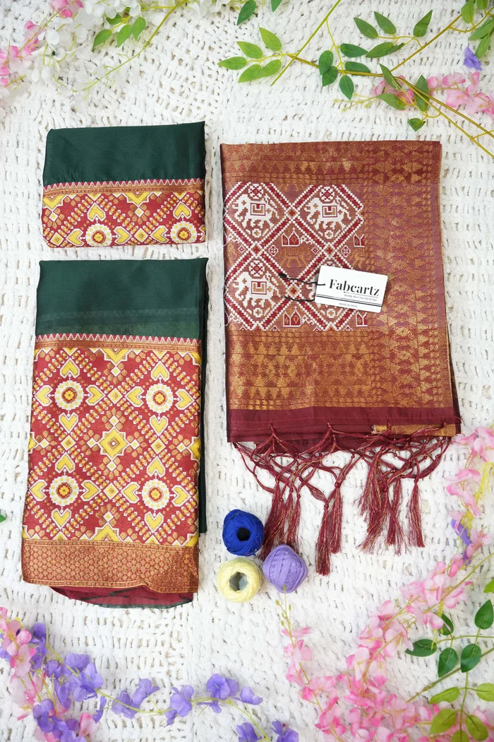 South Indian Festival Traditional Half Saree (ArrowPattu)