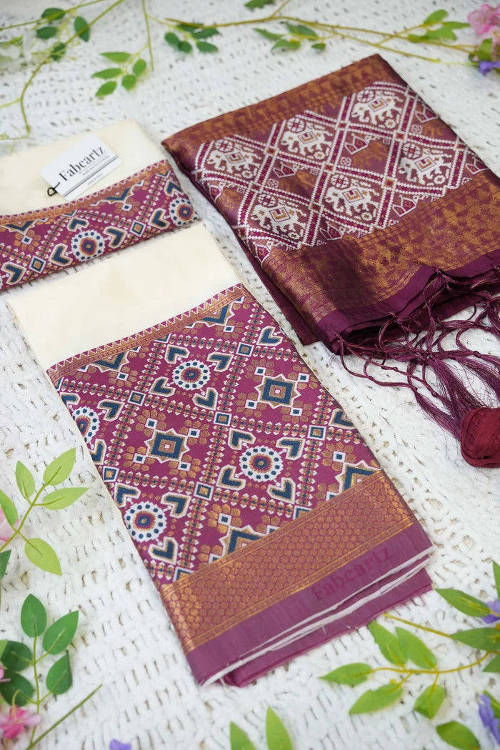 South Indian Festival Traditional Half Saree (ArrowPattu)