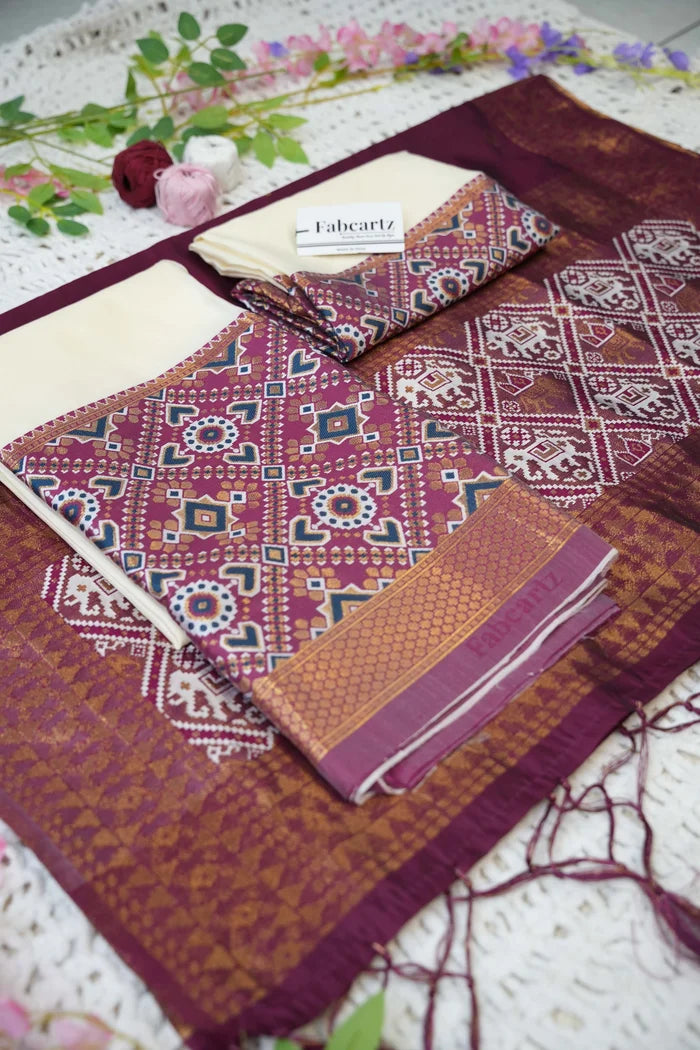 South Indian Festival Traditional Half Saree (ArrowPattu)