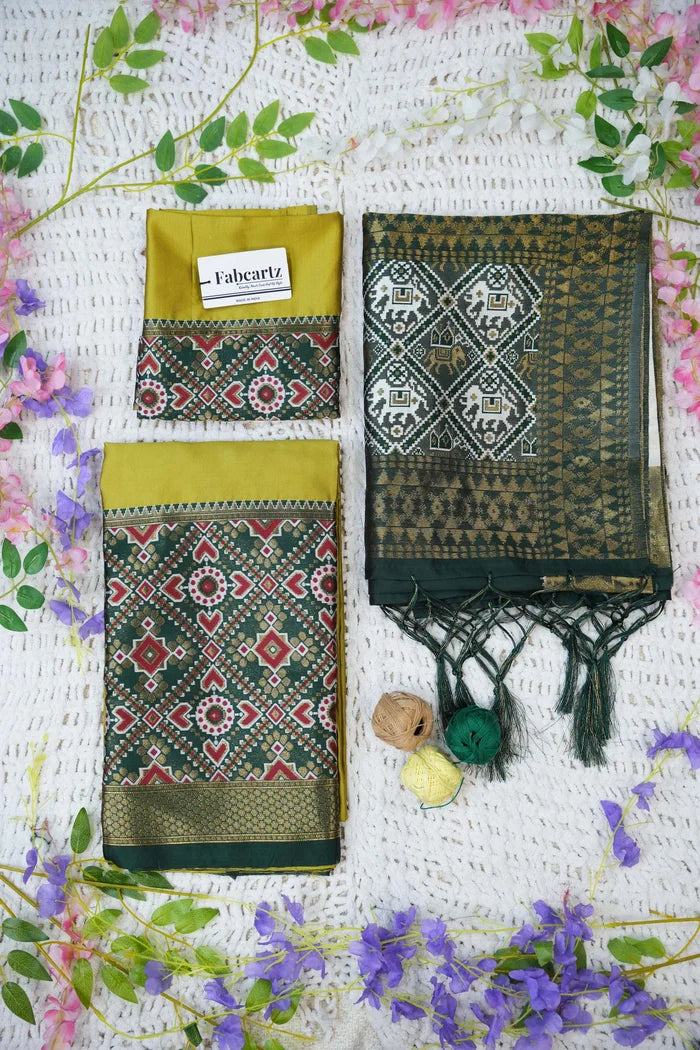దక్షిణ భారత పండుగ సాంప్రదాయ హాఫ్ చీర (ఛవి)