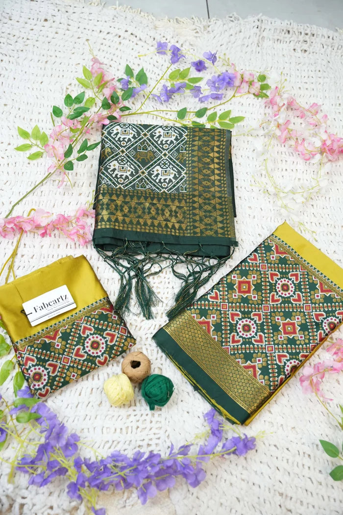 South Indian Festival Traditional Half Saree (ArrowPattu)