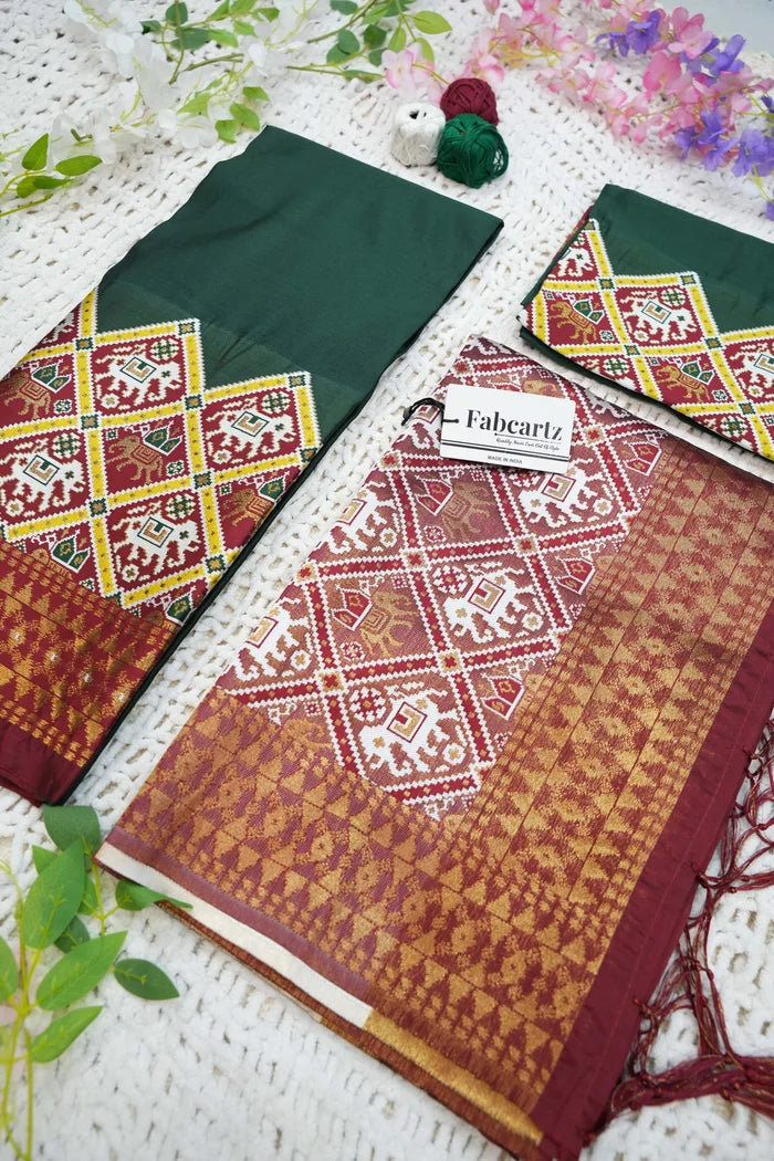 South Indian Festival Traditional Half Saree (GajjaPattu)