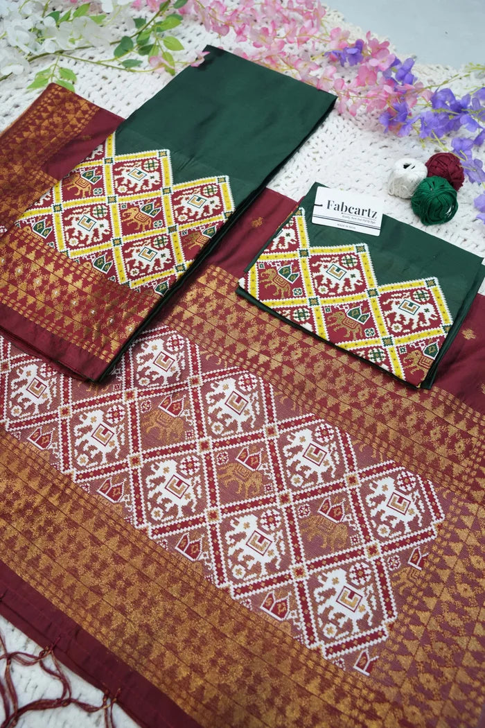 South Indian Festival Traditional Half Saree (GajjaPattu)