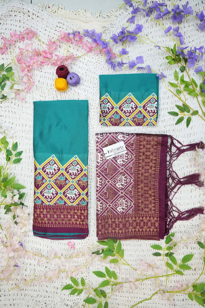 South Indian Festival Traditional Half Saree (GajjaPattu)