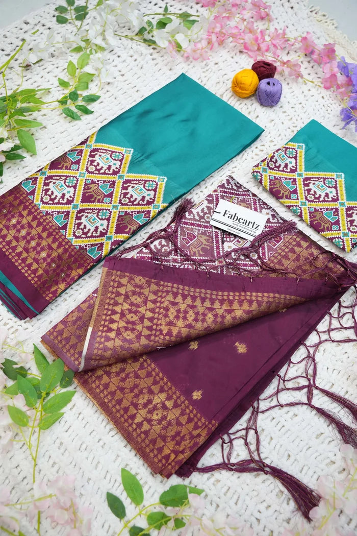 South Indian Festival Traditional Half Saree (GajjaPattu)