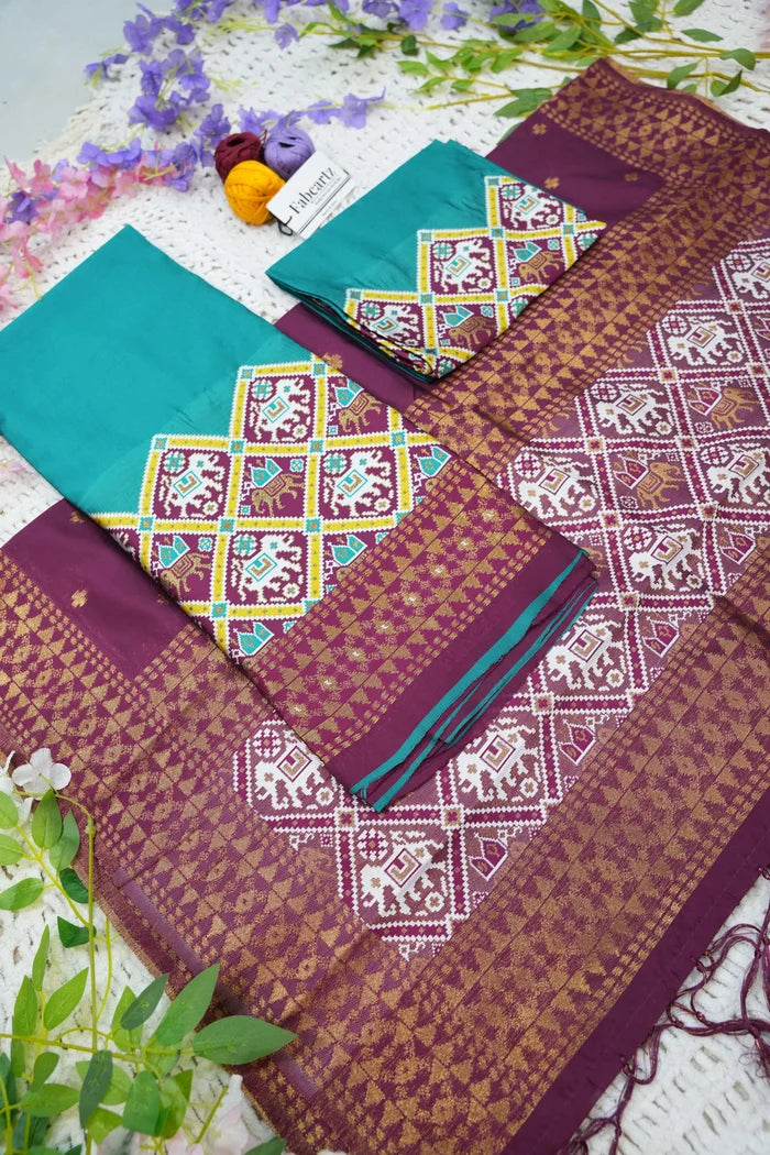South Indian Festival Traditional Half Saree (GajjaPattu)
