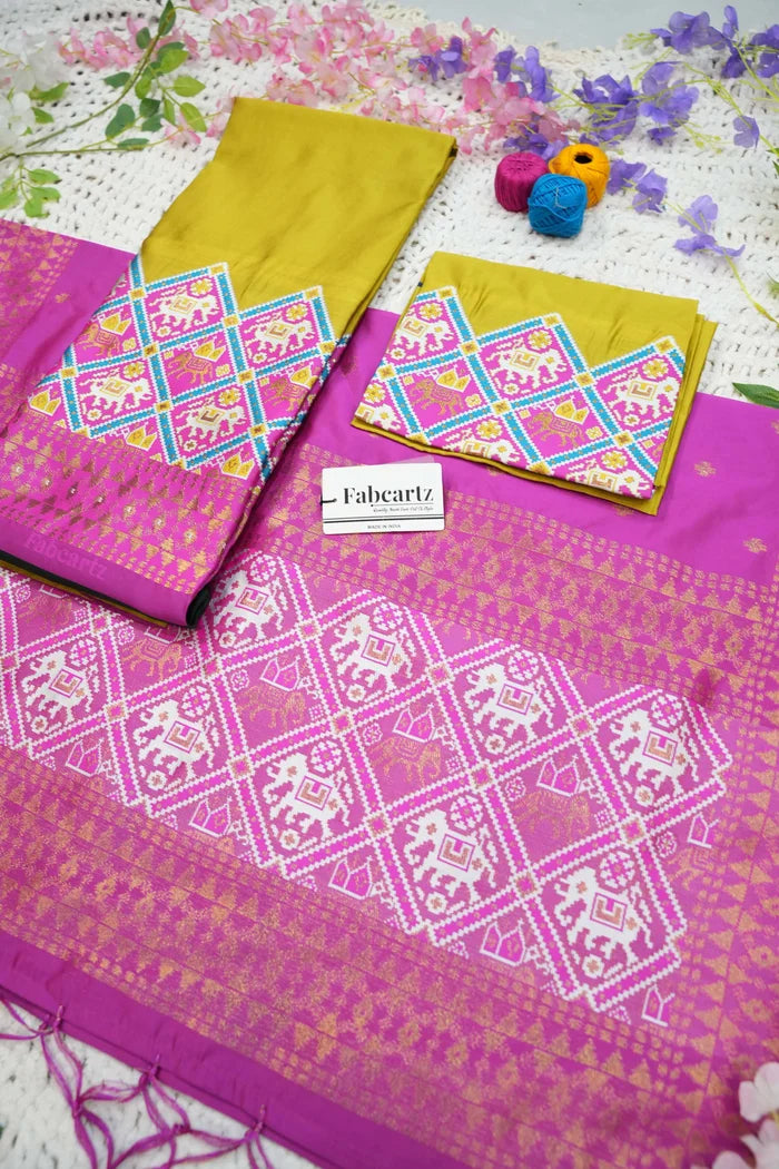 South Indian Festival Traditional Half Saree (GajjaPattu)