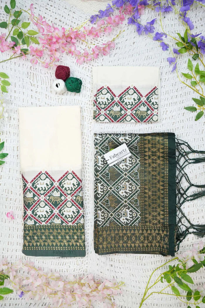 South Indian Festival Traditional Half Saree (GajjaPattu)