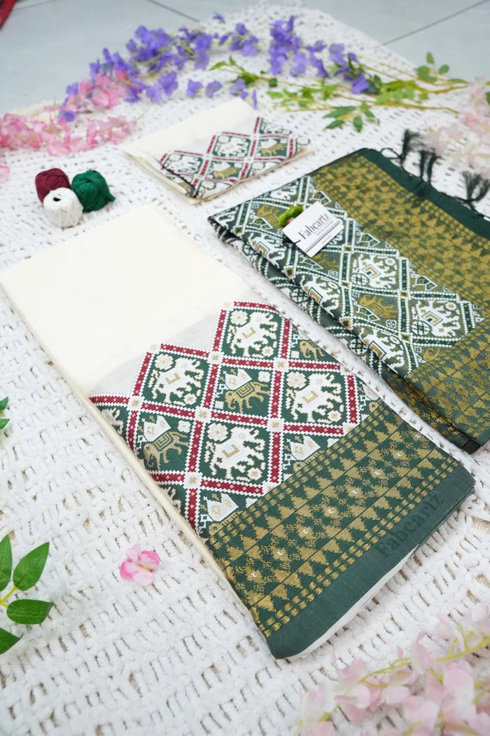 South Indian Festival Traditional Half Saree (GajjaPattu)