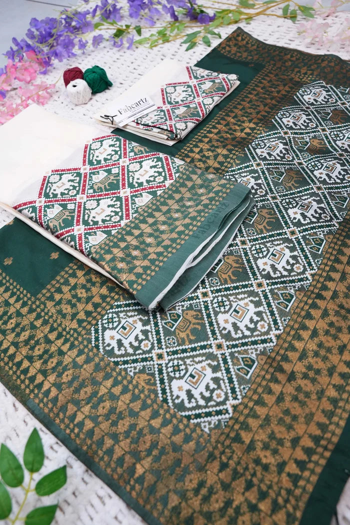South Indian Festival Traditional Half Saree (GajjaPattu)