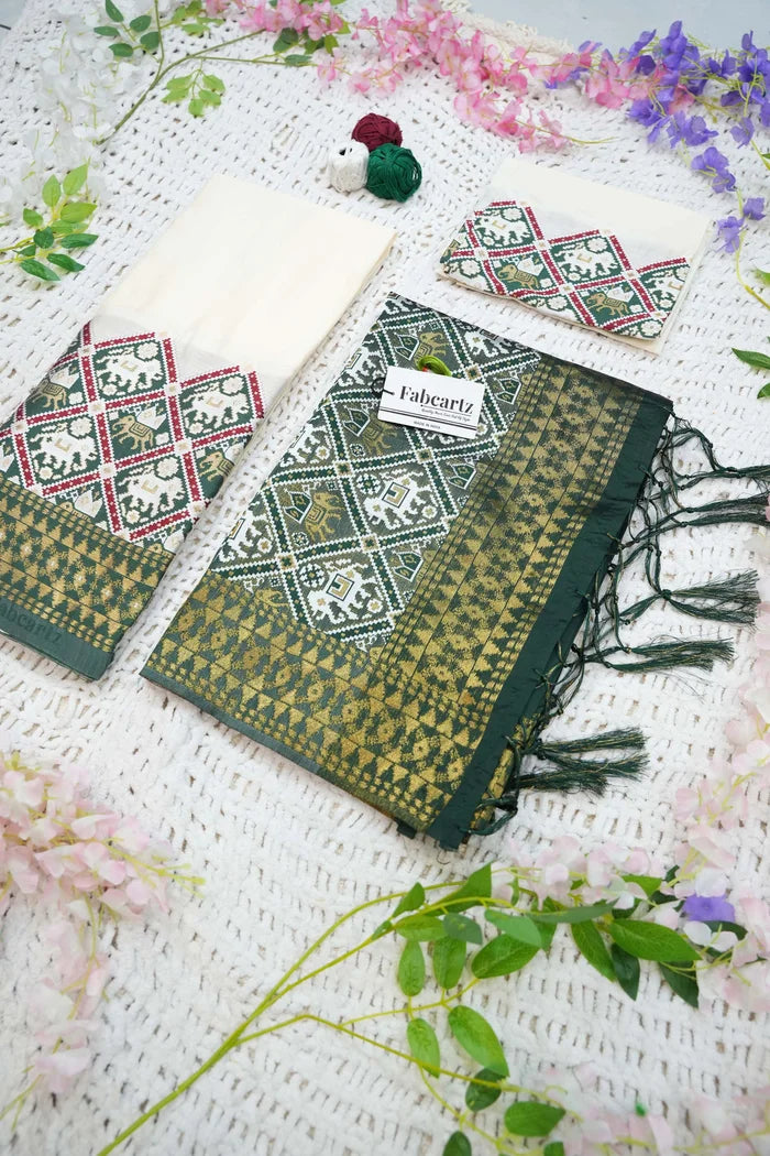 South Indian Festival Traditional Half Saree (GajjaPattu)
