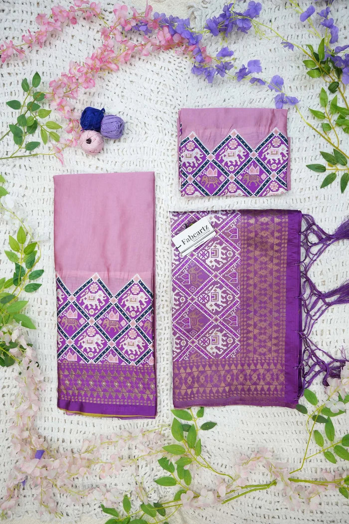 South Indian Festival Traditional Half Saree (GajjaPattu)