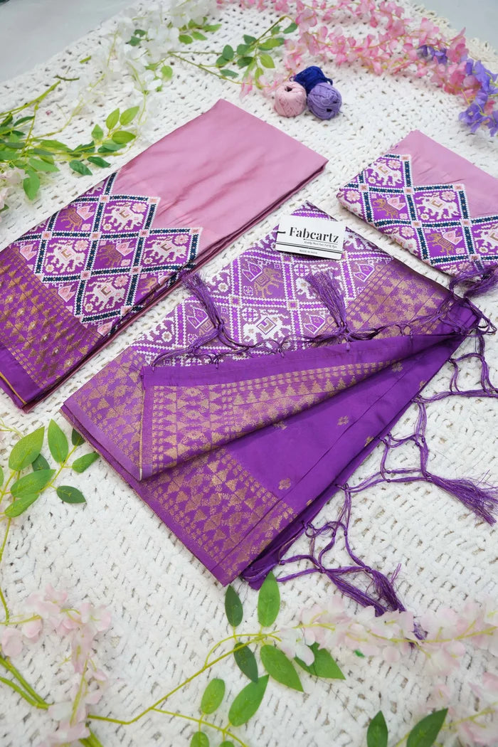 South Indian Festival Traditional Half Saree (GajjaPattu)